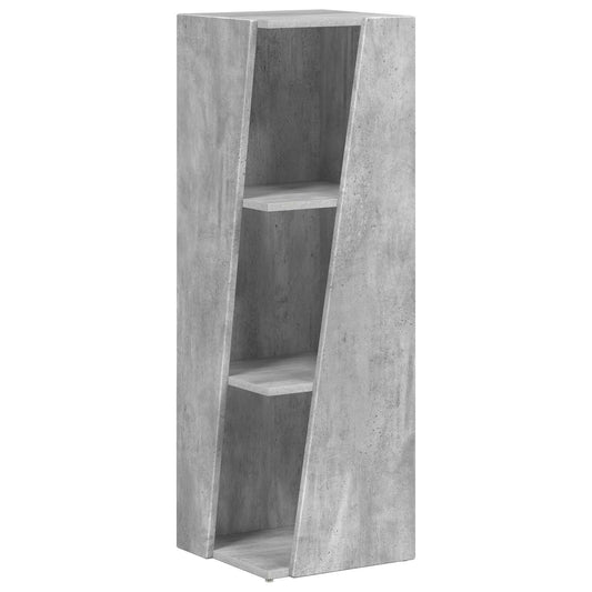 vidaXL Πλευρικό Ράφι Σκυρόδεμα Γκρι 33 x 32 x 100,5 εκ