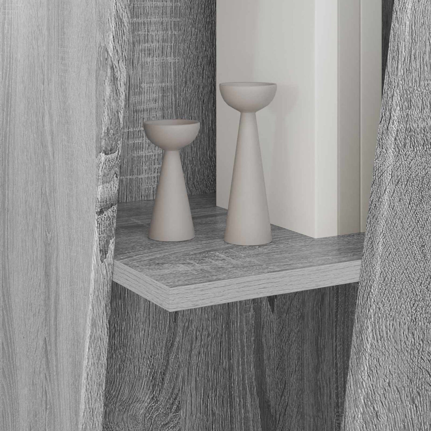 vidaXL Πλευρικό Ράφι Γκρίζο Σονομα 33 x 32 x 100,5 εκ