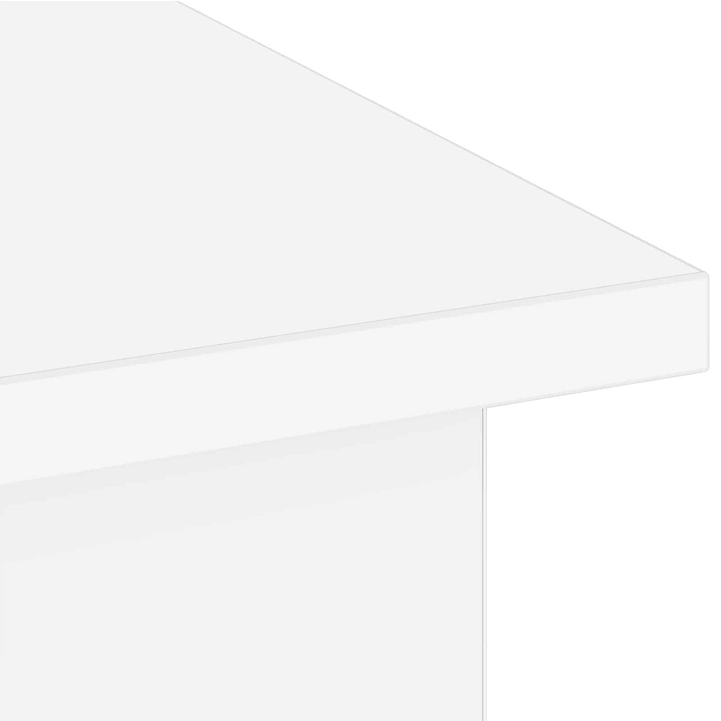 vidaXL Βάση τηλεόρασης Λευκό 100 x 40 x 50 cm