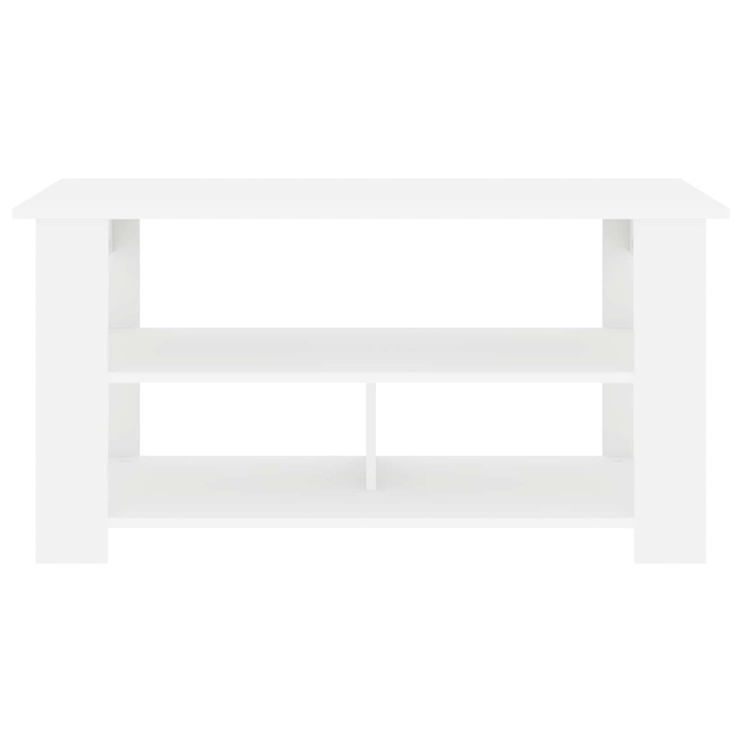 vidaXL Βάση τηλεόρασης Λευκό 100 x 40 x 50 cm