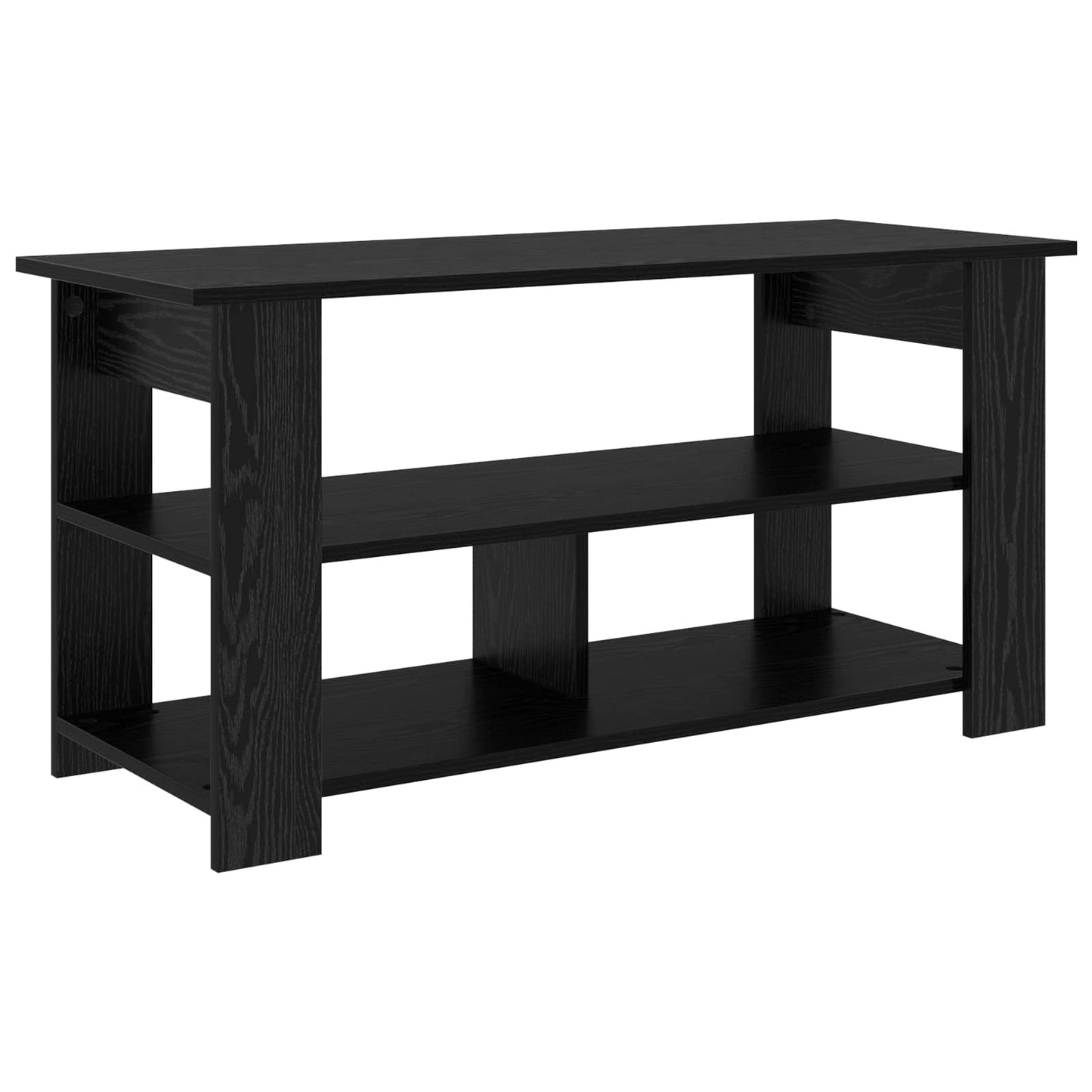 vidaXL Βάση τηλεόρασης Μαύρη Οξυά 100 x 40 x 50 cm