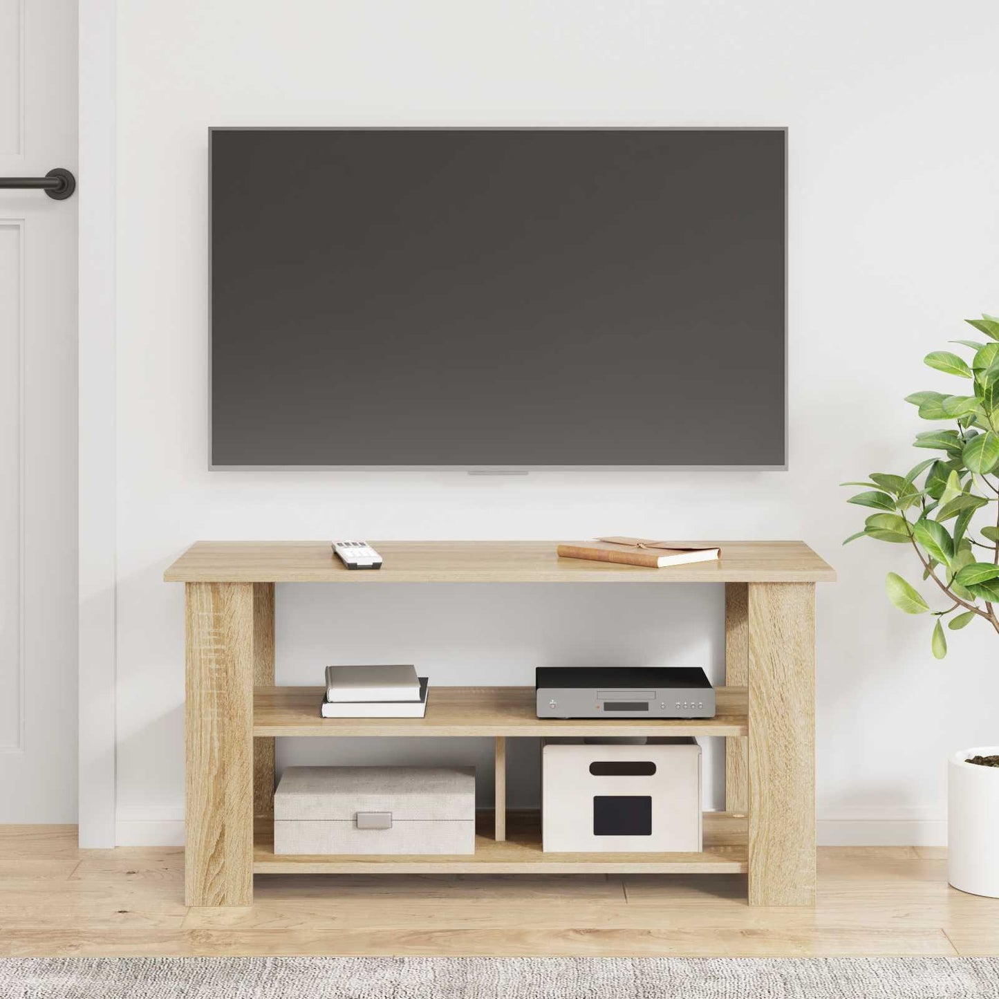 vidaXL Βάση τηλεόρασης Δρύς Sonoma 100 x 40 x 50 cm