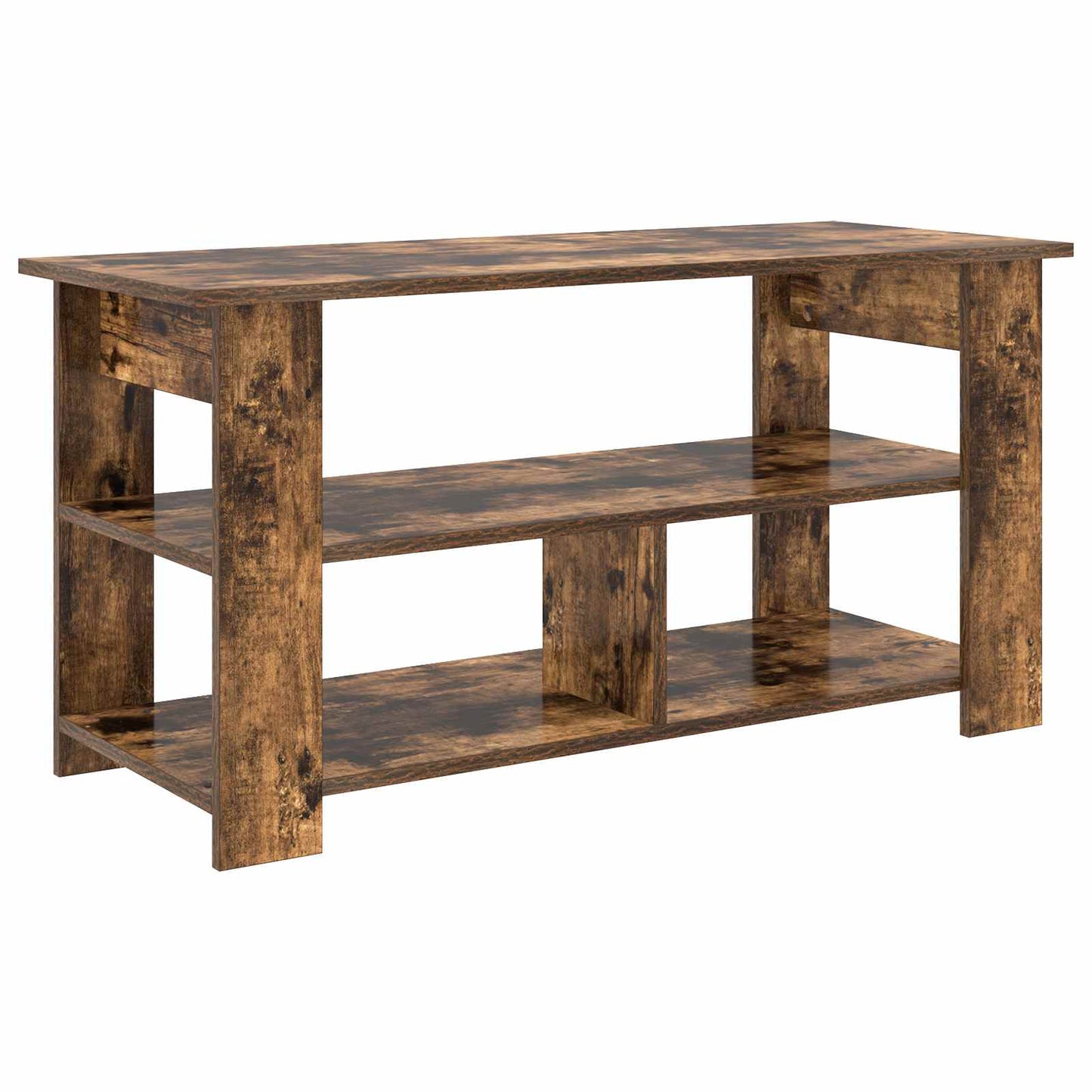 vidaXL Βάση τηλεόρασης Καπνιστό Δρύς 100 x 40 x 50 cm