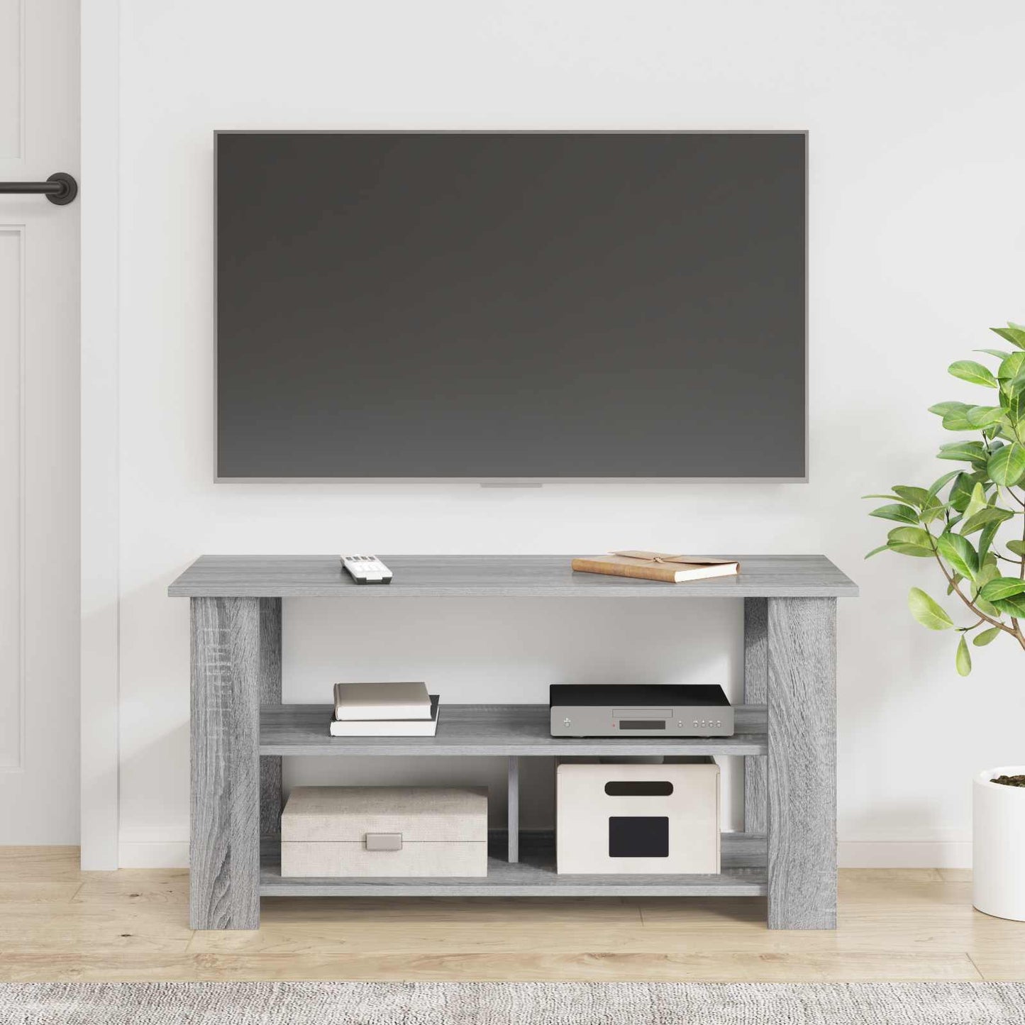 vidaXL Βάση τηλεόρασης Γκρίζο Σονομα 100 x 40 x 50 cm