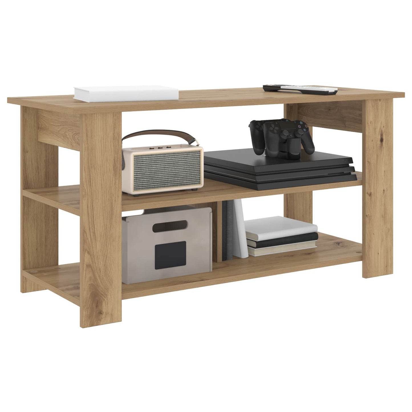 vidaXL Βάση τηλεόρασης 100 x 40 x 50 cm Artisan Oak