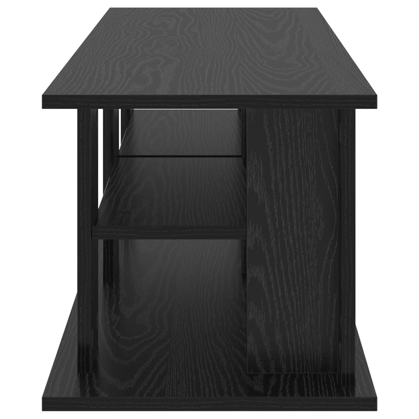 vidaXL Βάση τηλεόρασης Μαύρη Οξυά 96 x 35 x 33,5 εκ
