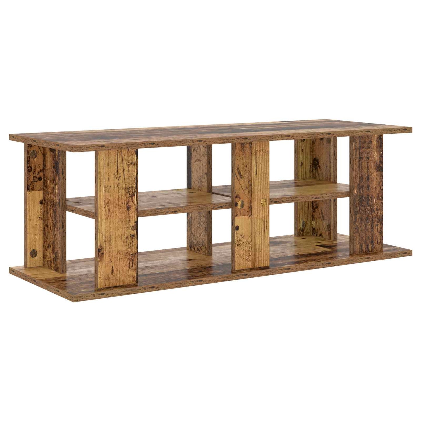 vidaXL Βάση τηλεόρασης Παλιό ξύλο 96 x 35 x 33,5 εκ