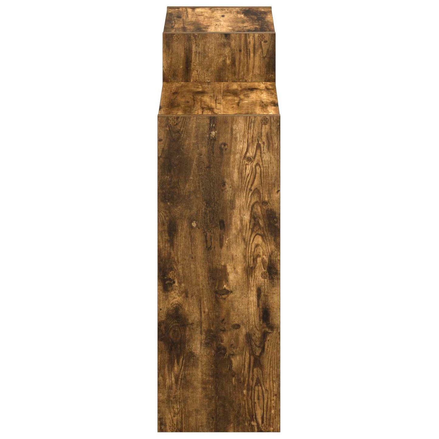 vidaXL Πλαϊνό γραφείο Καπνιστό Δρύς 90 x 30 x 90 cm