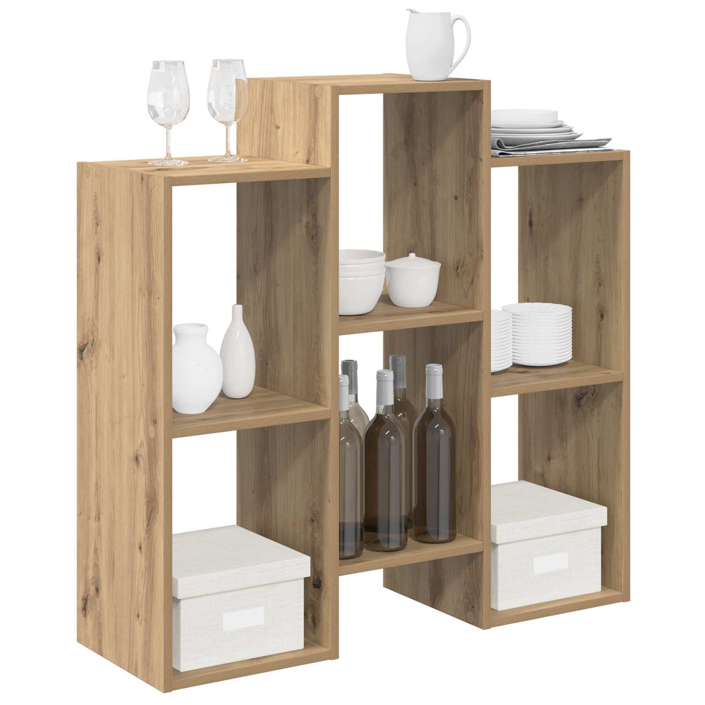 vidaXL Πλαϊνό γραφείο Artisan Oak 90 x 30 x 90 cm