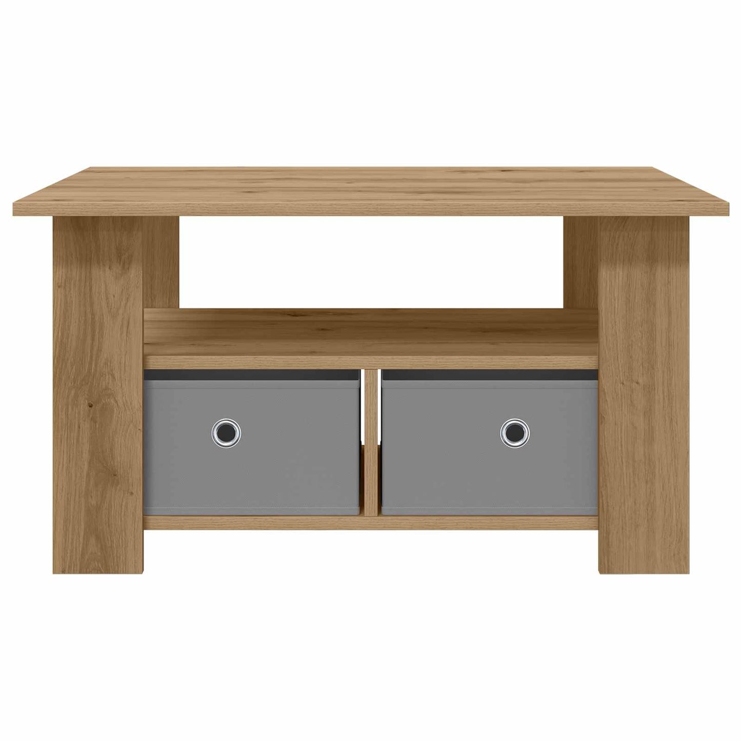 vidaXL Τραπεζάκι σαλονιού με συρτάρι Artisan Oak 77 x 55 x 42 εκ.