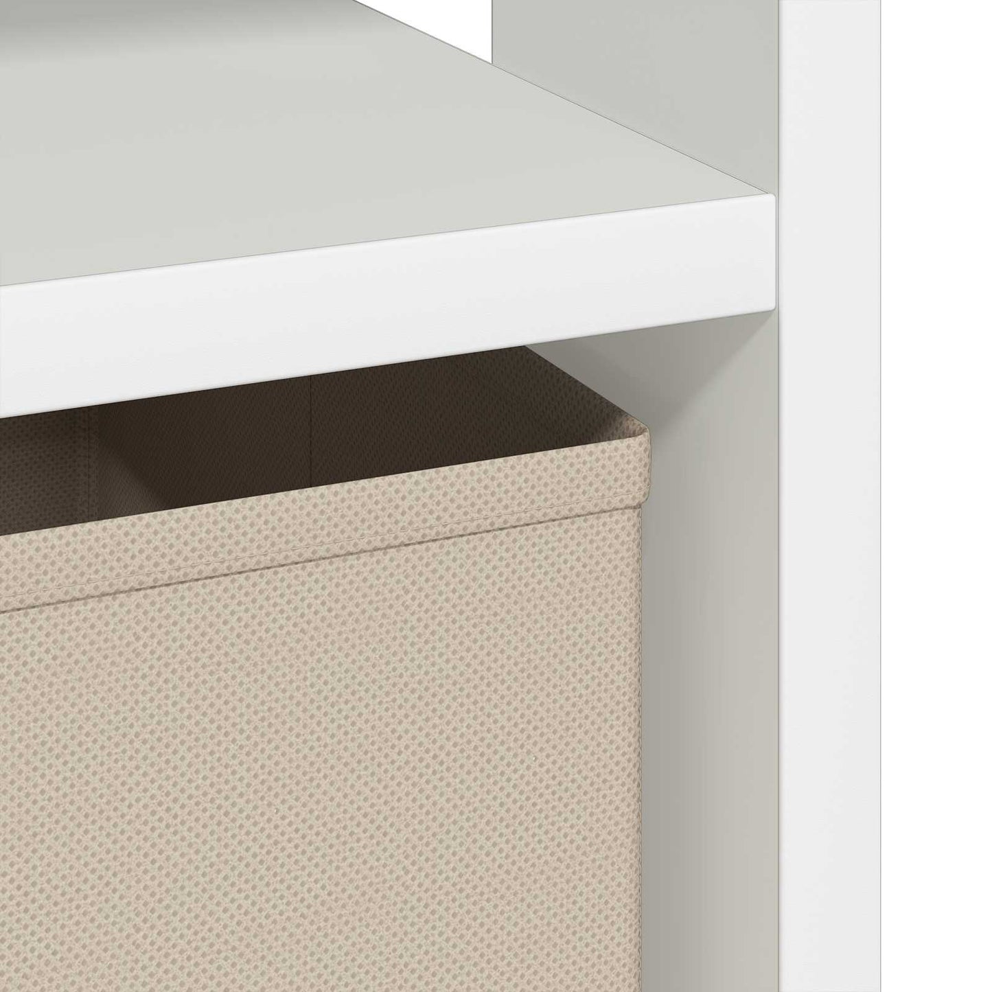 vidaXL Κομοδίνο με συρτάρι Λευκό 41 x 40 x 45 εκ Επεξεργασμένο ξύλο