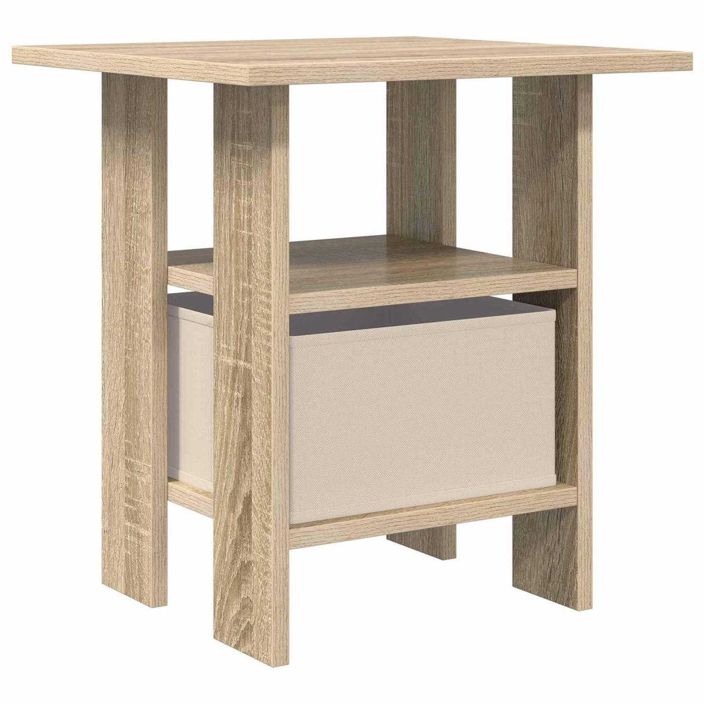 vidaXL Κομοδίνο Δρύς Sonoma 41 x 40 x 45 εκ Επεξεργασμένο ξύλο