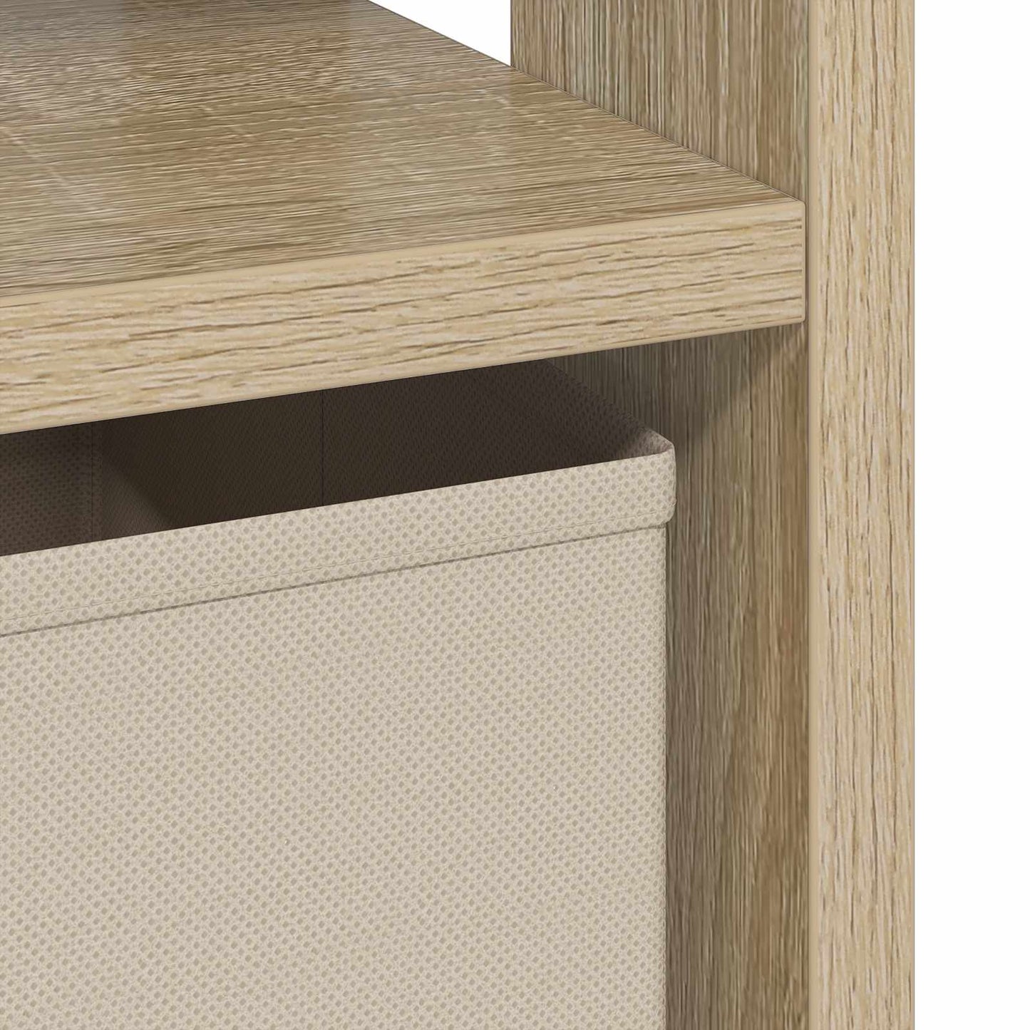 vidaXL Κομοδίνο 2 pcs Δρύς Sonoma 41 x 40 x 45 εκ Επεξεργασμένο ξύλο