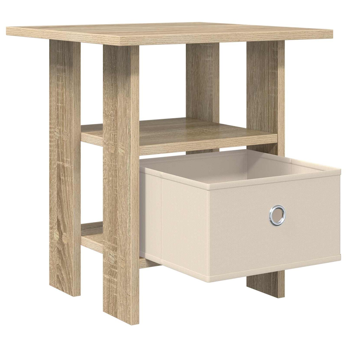 vidaXL Κομοδίνο 2 pcs Δρύς Sonoma 41 x 40 x 45 εκ Επεξεργασμένο ξύλο
