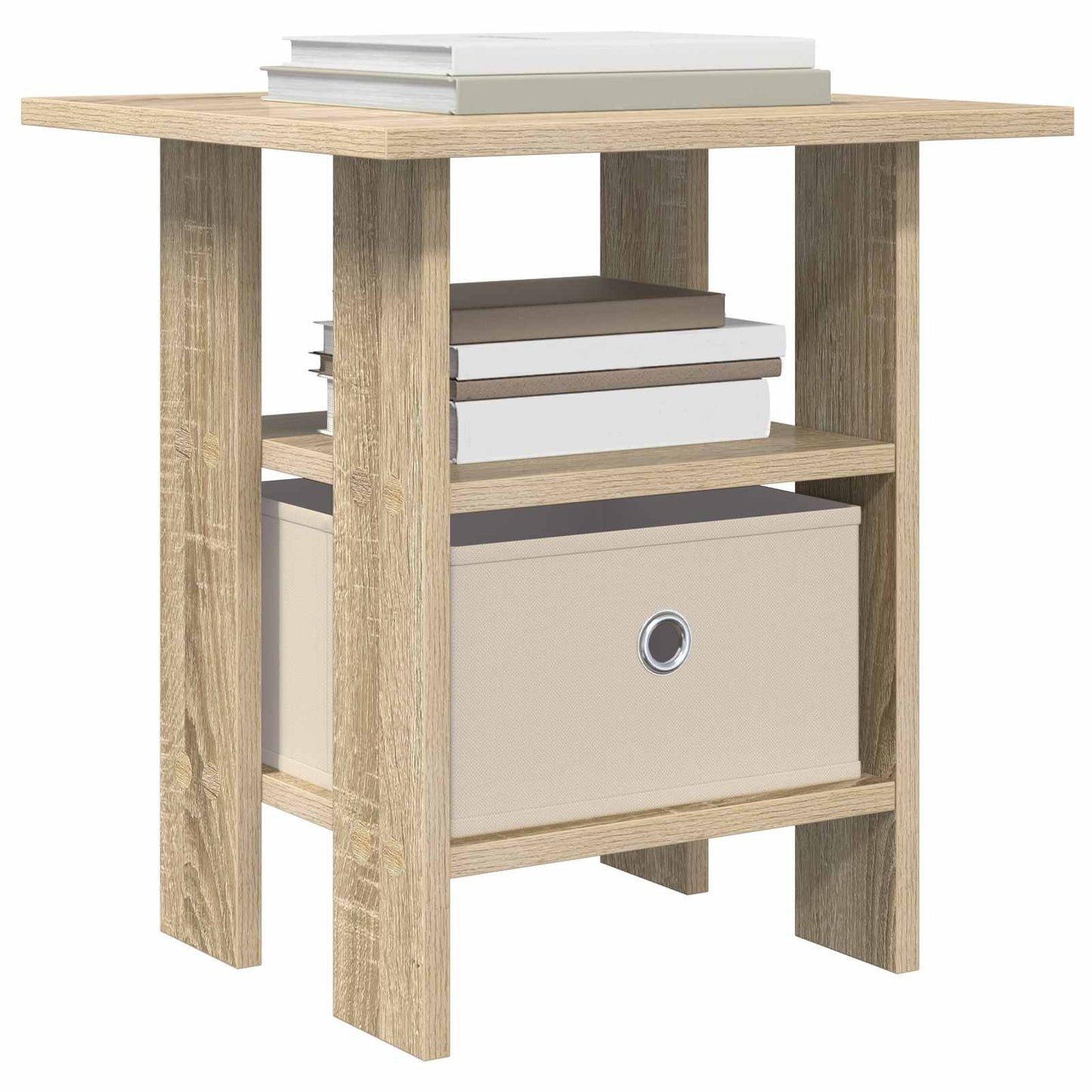 vidaXL Κομοδίνο 2 pcs Δρύς Sonoma 41 x 40 x 45 εκ Επεξεργασμένο ξύλο