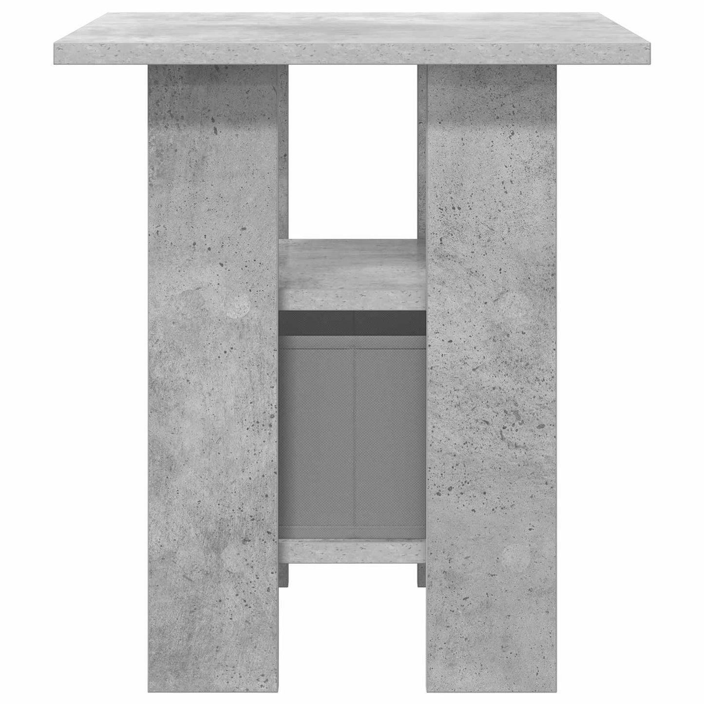 vidaXL Κομοδίνο Σκυρόδεμα Γκρι 41 x 40 x 45 εκ Επεξεργασμένο ξύλο