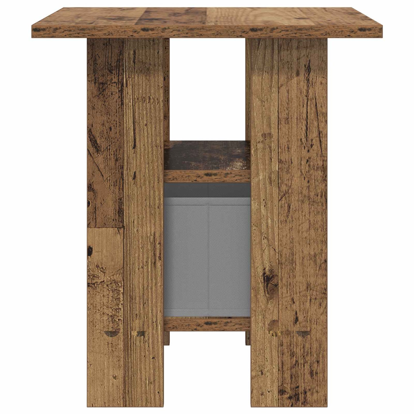 vidaXL Κομοδίνο Παλιό ξύλο 41 x 40 x 45 εκ Επεξεργασμένο ξύλο