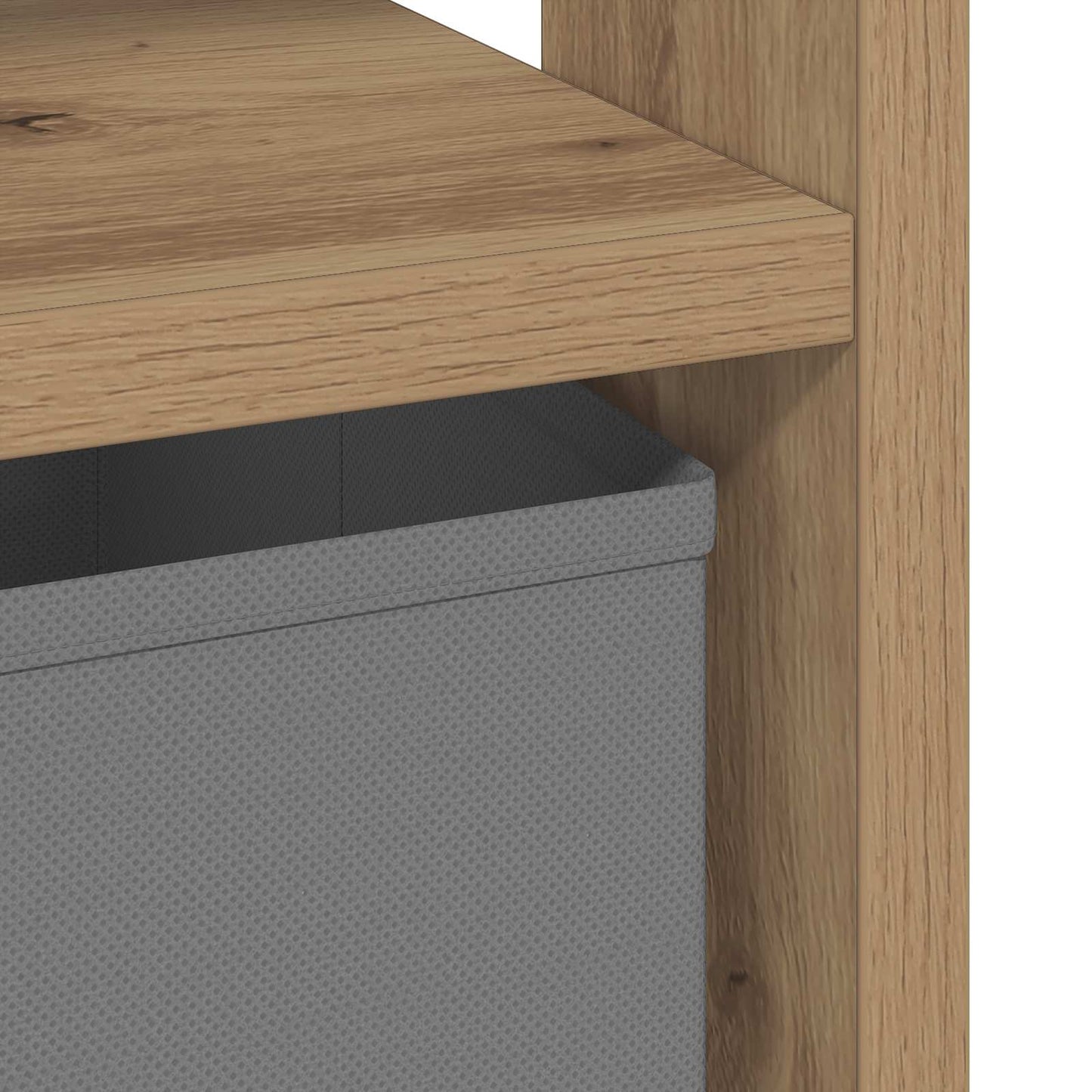 vidaXL Κομοδίνο 2 pcs Artisan Oak 41 x 40 x 45 εκ Επεξεργασμένο ξύλο