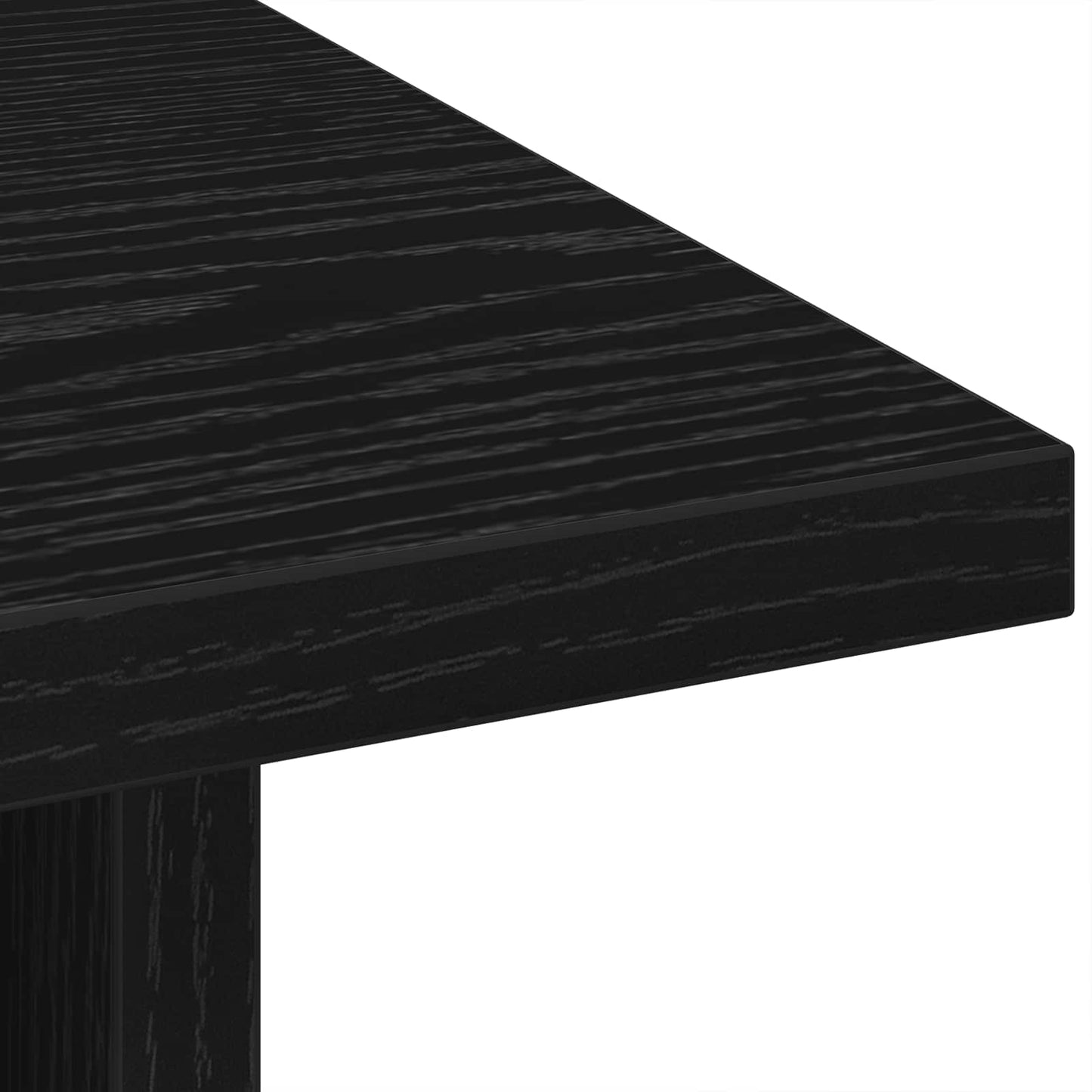 vidaXL Κομοδίνο Μαύρη Οξυά 41 x 40 x 45 εκ Επεξεργασμένο ξύλο