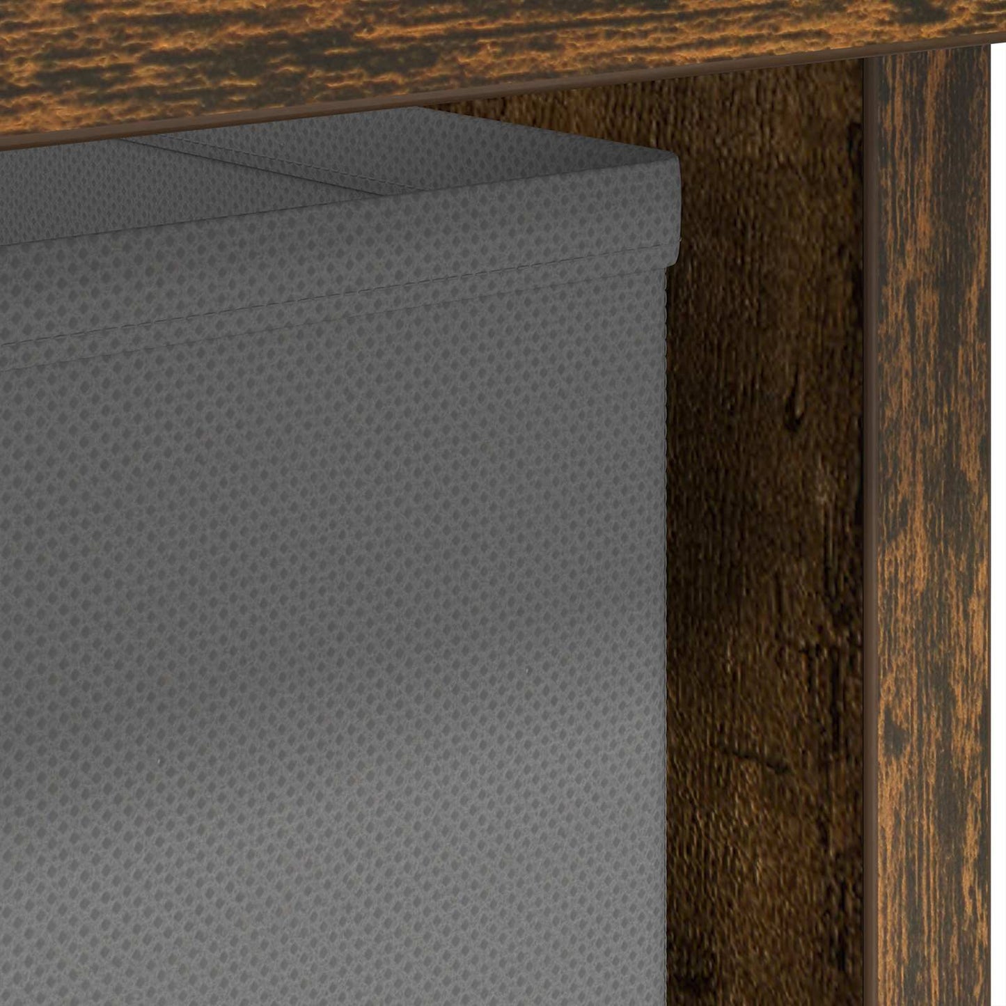 vidaXL Κομοδίνο 2 pcs Καπνιστό Δρύς 41 x 40 x 45 εκ Επεξεργασμένο ξύλο