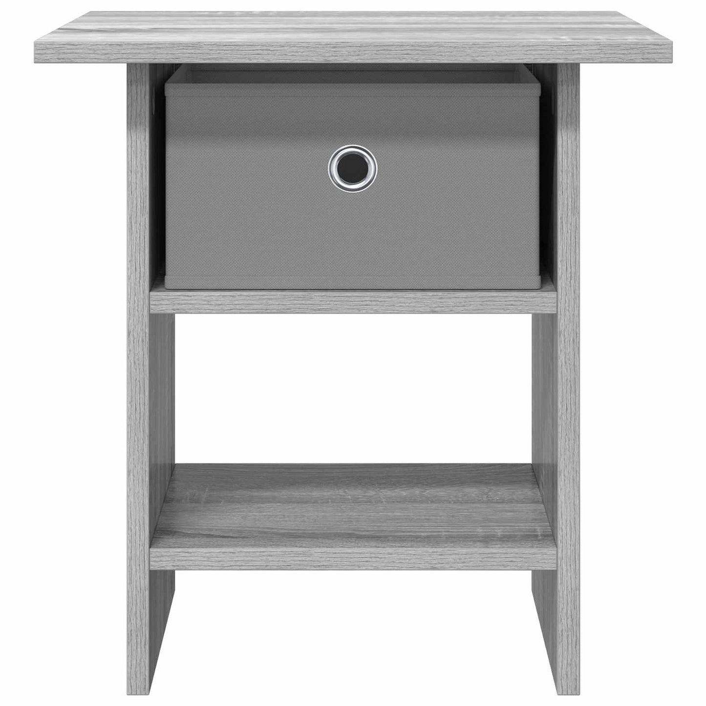 vidaXL Κομοδίνο Γκρίζο Σονομα 41 x 40 x 45 εκ Επεξεργασμένο ξύλο