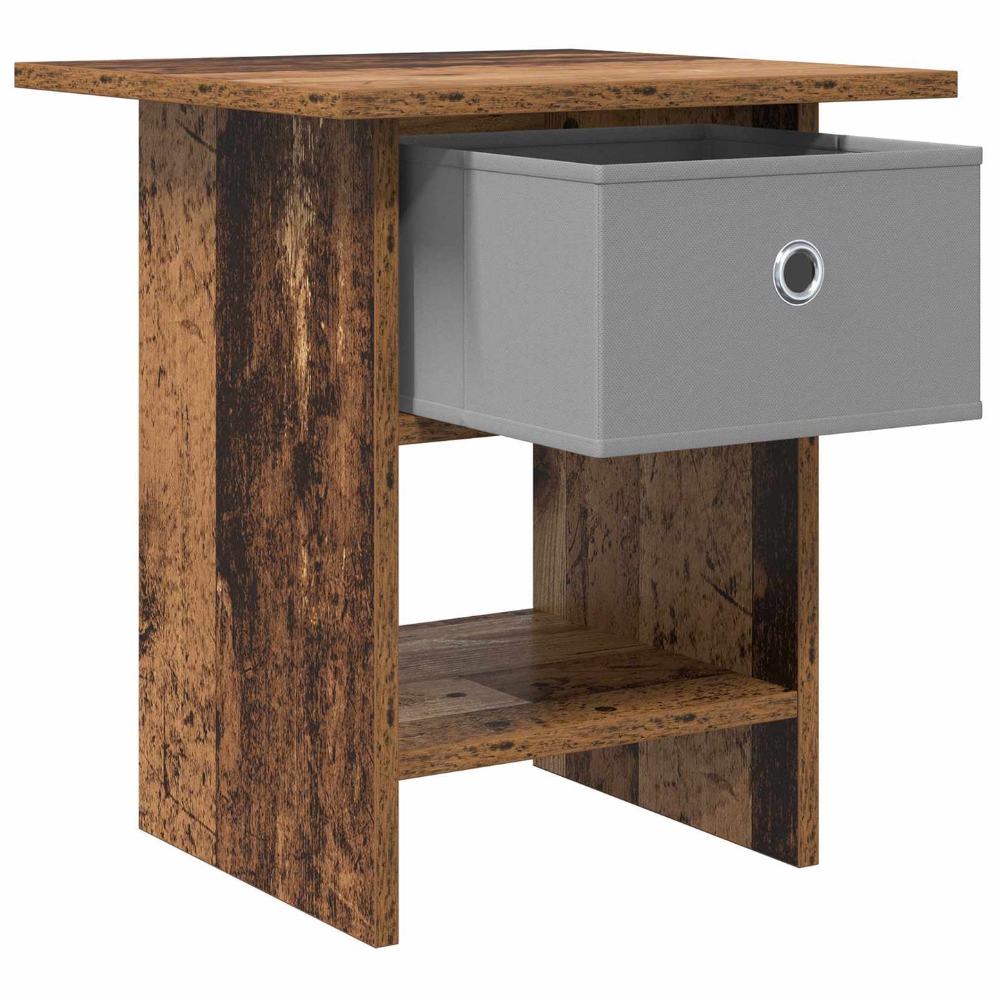 vidaXL Κομοδίνο 2 pcs Παλιό ξύλο 41 x 40 x 45 εκ Επεξεργασμένο ξύλο