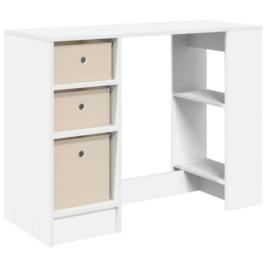 vidaXL Γραφείο Λευκό 100 x 40 x 75 cm Επεξεργασμένο Ξύλο