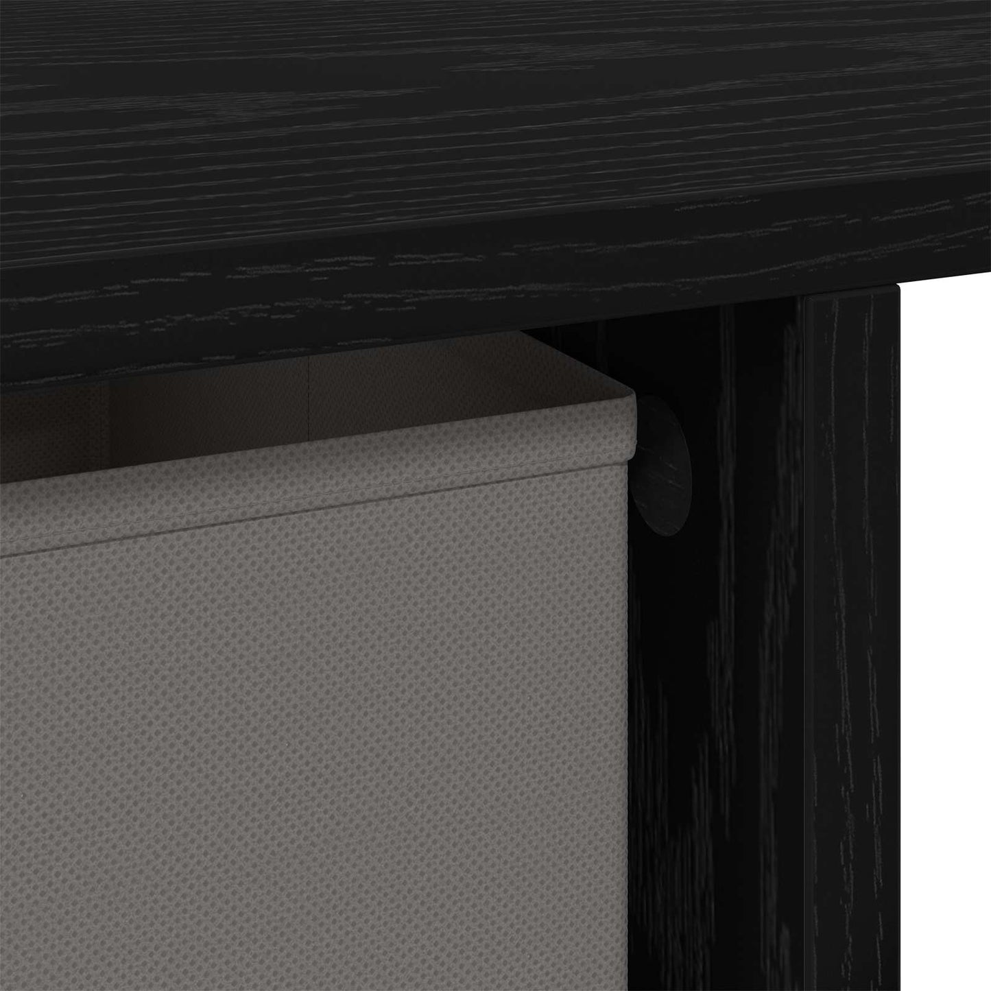 vidaXL Γραφείο Μαύρη Οξυά 100 x 40 x 75 cm Επεξεργασμένο Ξύλο
