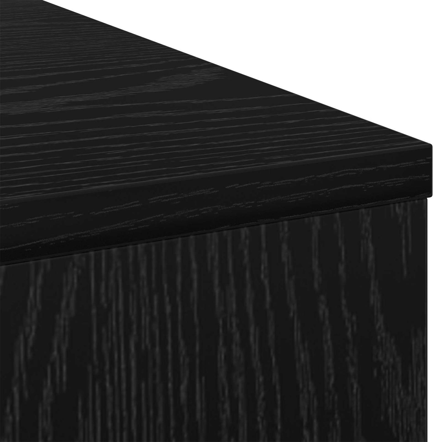 vidaXL Γραφείο Μαύρη Οξυά 100 x 40 x 75 cm Επεξεργασμένο Ξύλο