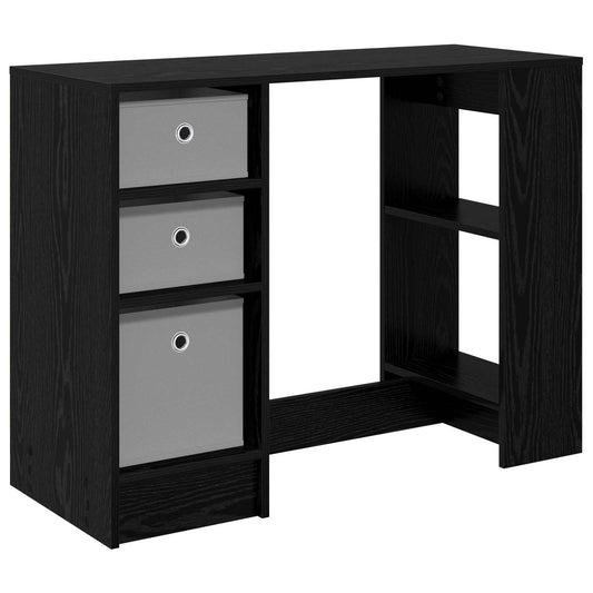vidaXL Γραφείο Μαύρη Οξυά 100 x 40 x 75 cm Επεξεργασμένο Ξύλο