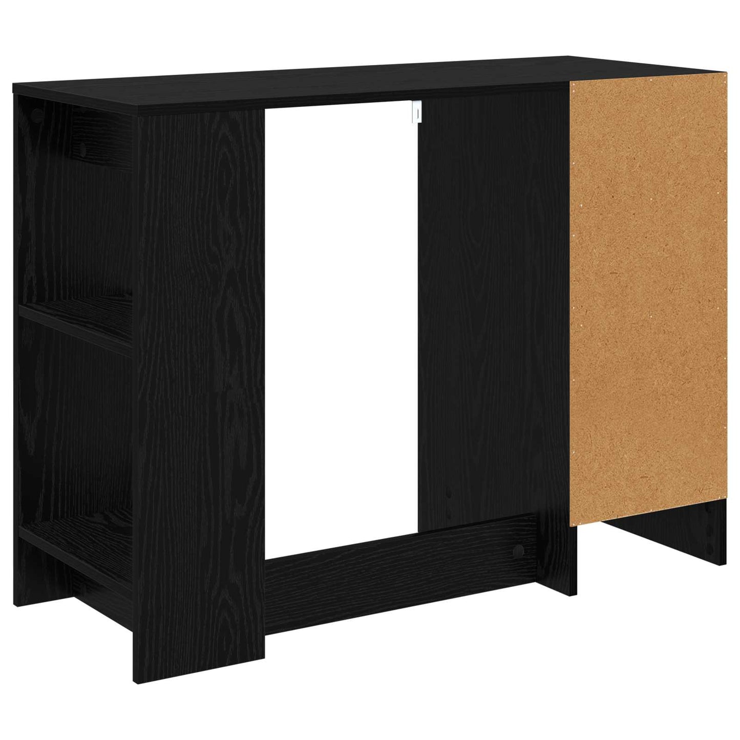 vidaXL Γραφείο Μαύρη Οξυά 100 x 40 x 75 cm Επεξεργασμένο Ξύλο