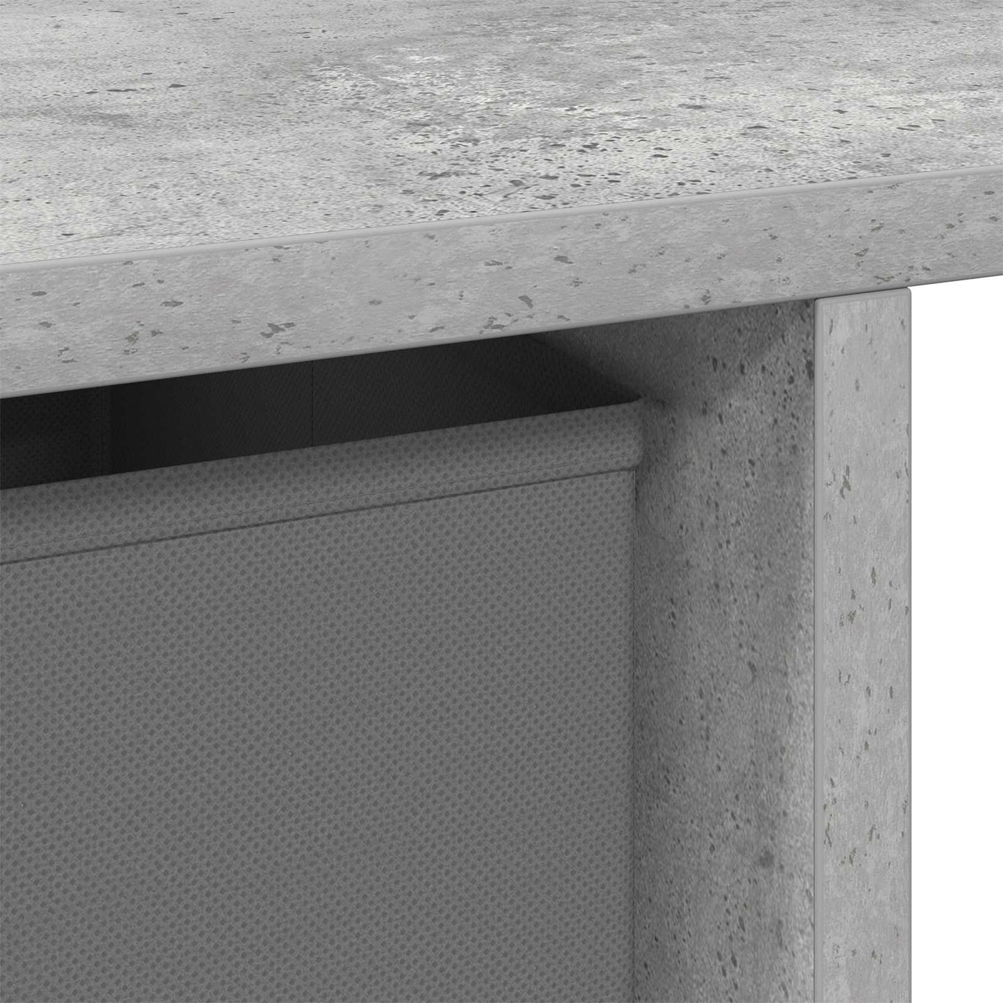 vidaXL Γραφείο Σκυρόδεμα Γκρι 100 x 40 x 75 cm Επεξεργασμένο Ξύλο