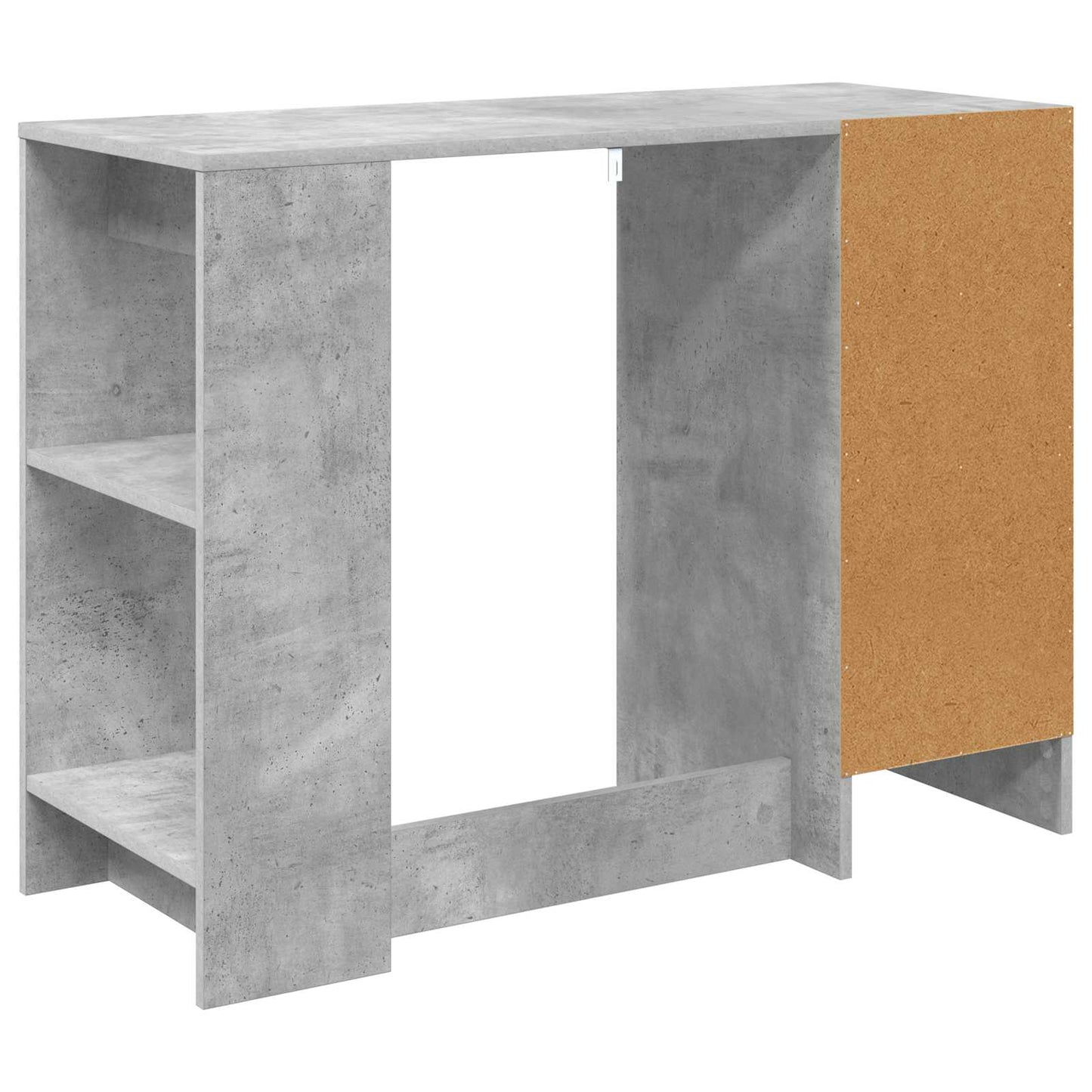 vidaXL Γραφείο Σκυρόδεμα Γκρι 100 x 40 x 75 cm Επεξεργασμένο Ξύλο