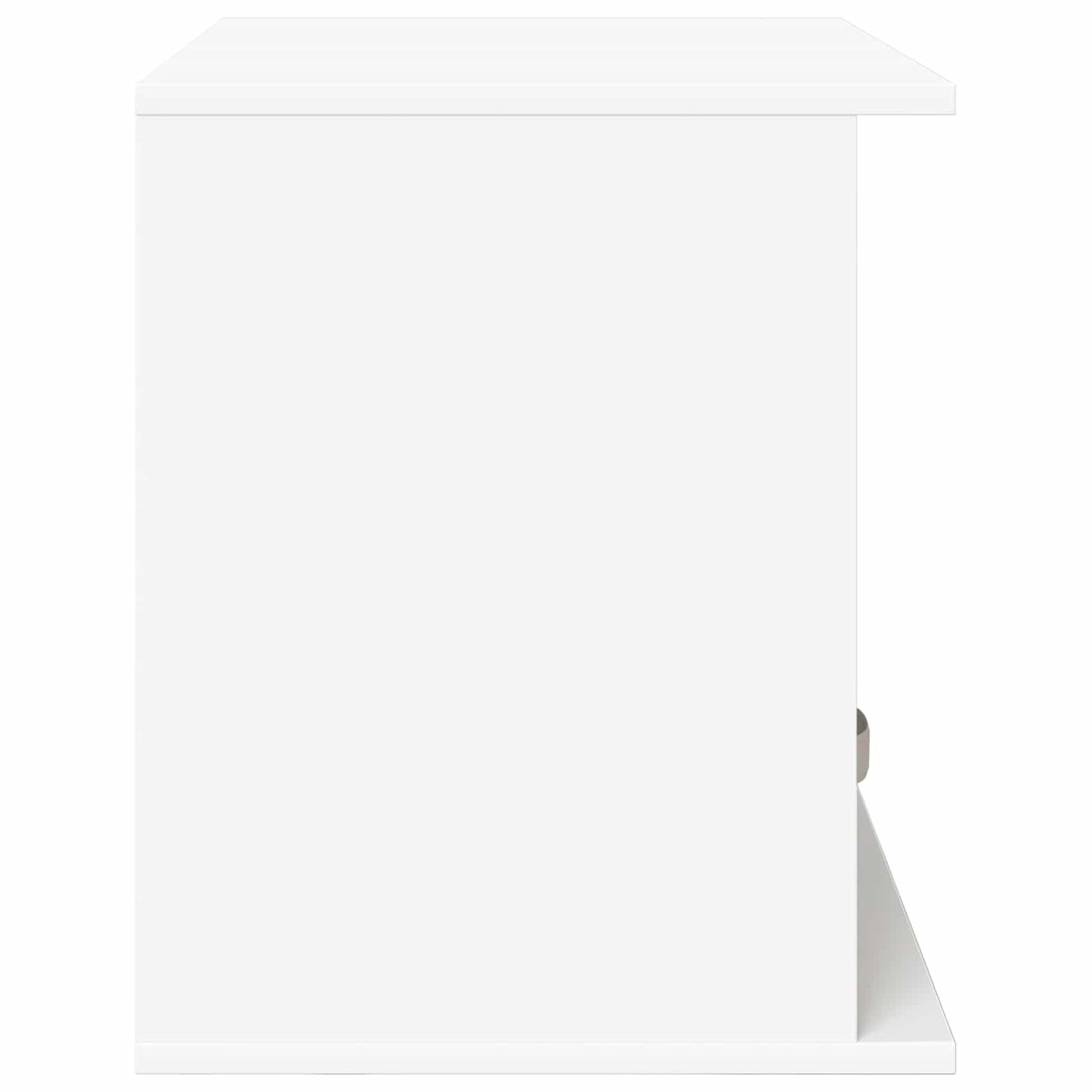 vidaXL Βάση τηλεόρασης με συρτάρι Λευκό 79 x 40 x 48 εκ