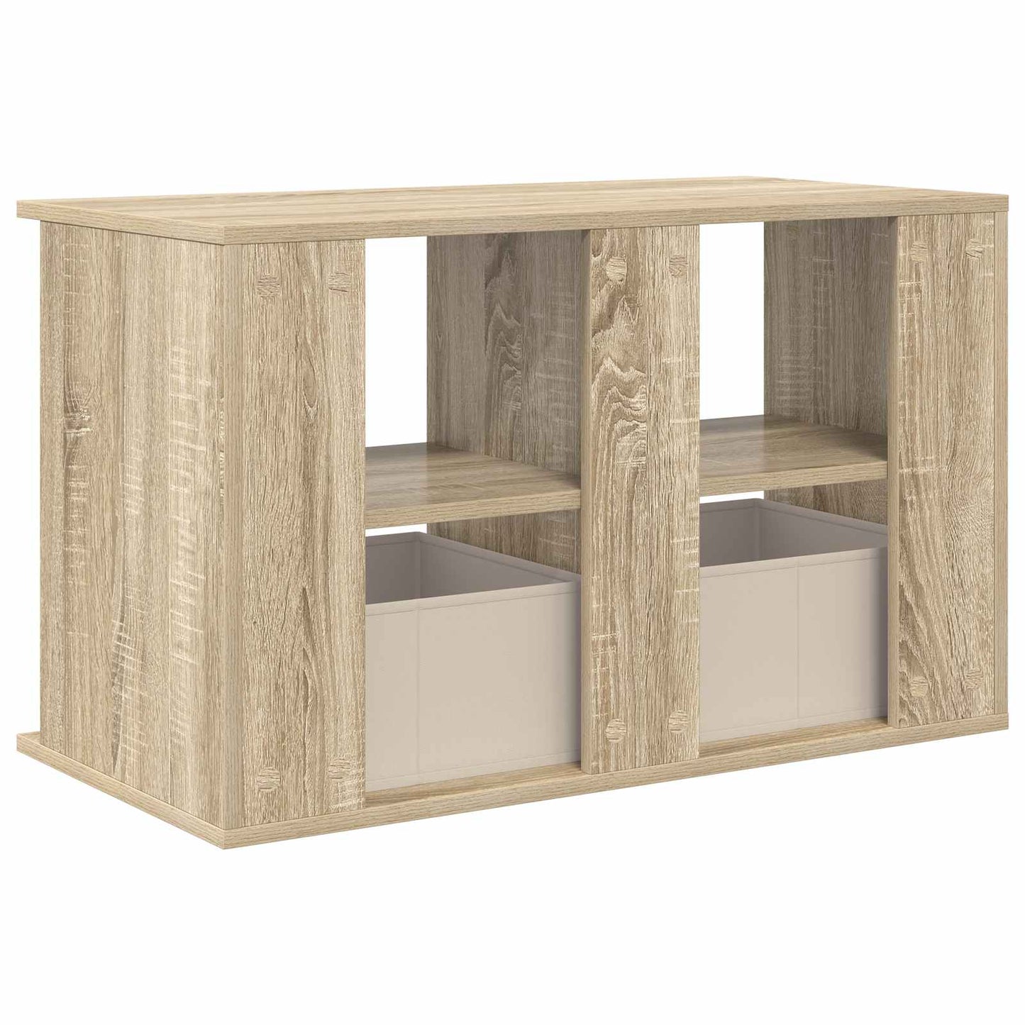 vidaXL Βάση τηλεόρασης με συρτάρι Δρύς Sonoma 79 x 40 x 48 εκ