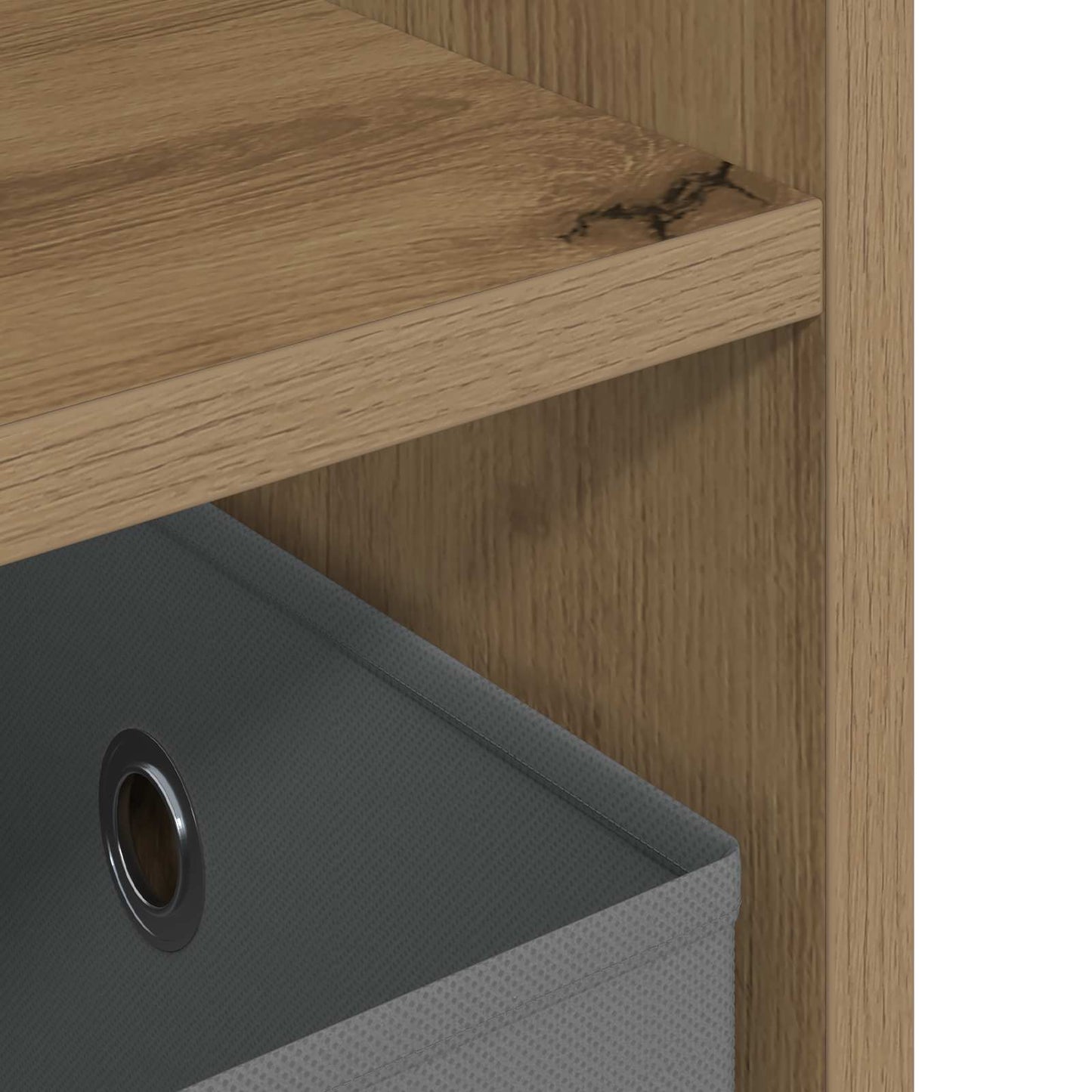 vidaXL Βάση τηλεόρασης 79 x 40 x 48 εκ Artisan Oak