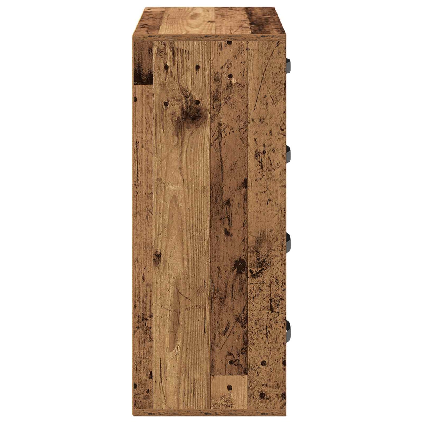 vidaXL Πλαϊνό γραφείο Παλαιωμένο ξύλο 60 x 33,5 x 84 εκ