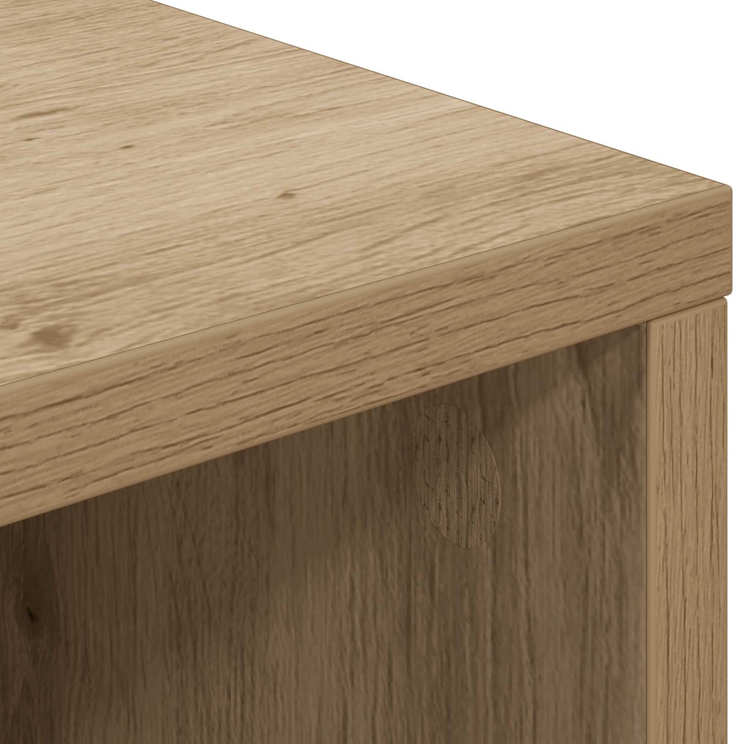 vidaXL Πλαϊνό γραφείο Artisan Δρυς 60 x 33,5 x 84 εκ