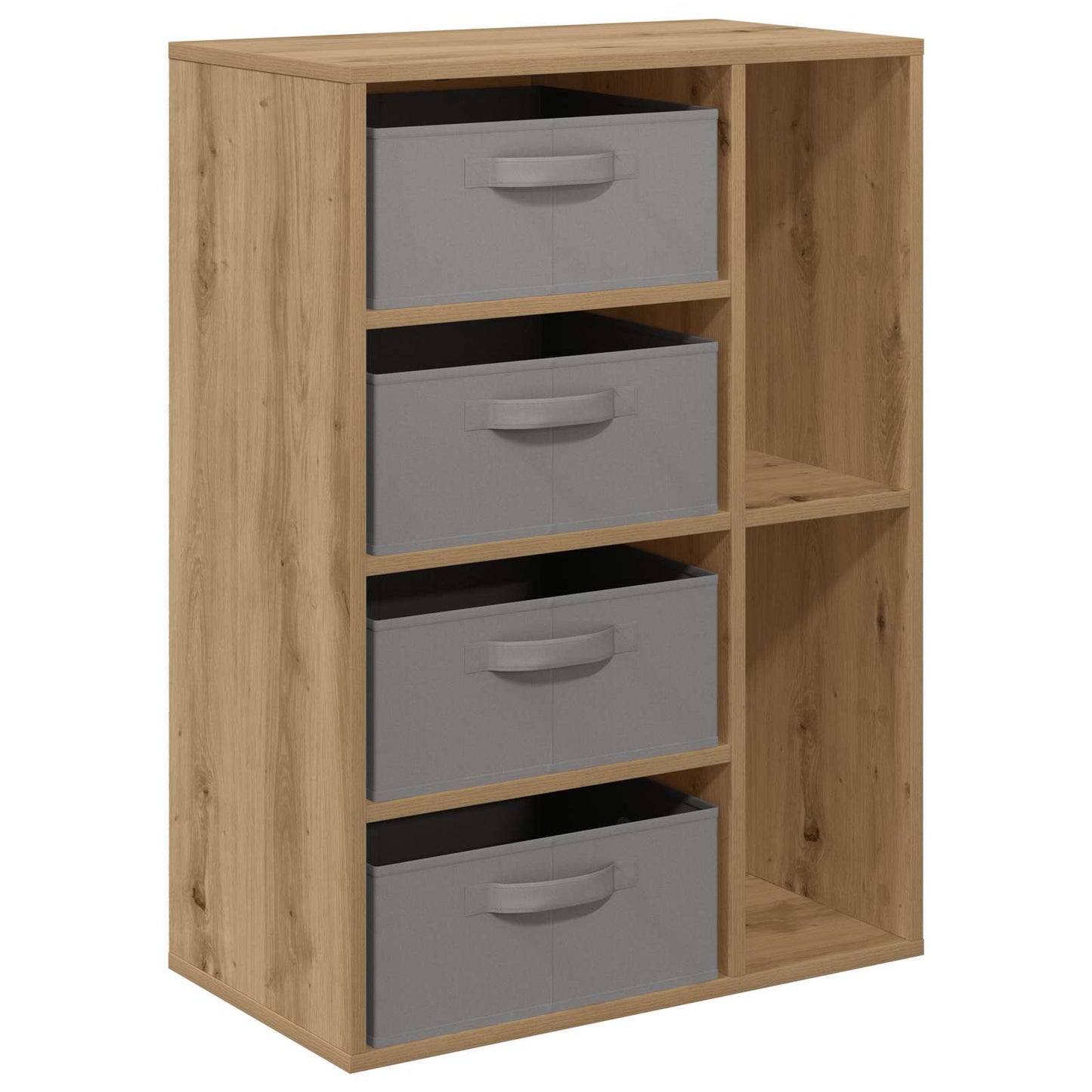 vidaXL Πλαϊνό γραφείο Artisan Δρυς 60 x 33,5 x 84 εκ