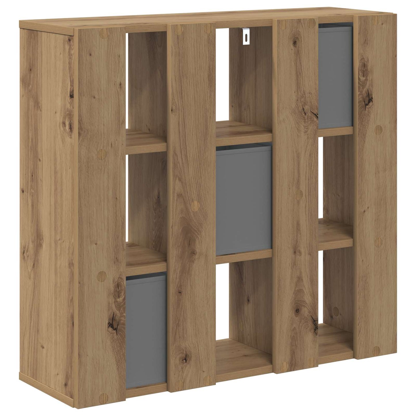 vidaXL Πλαϊνό γραφείο Artisan Oak 73,5 x 24 x 69,5 εκ.