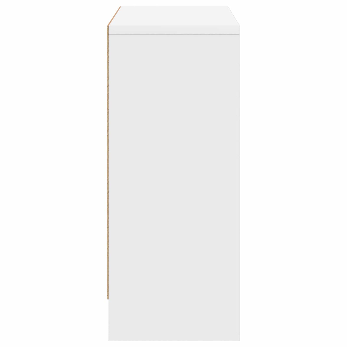vidaXL Πλαϊνό γραφείο με συρτάρι Λευκό 73,5 x 22,5 x 53,5 εκ