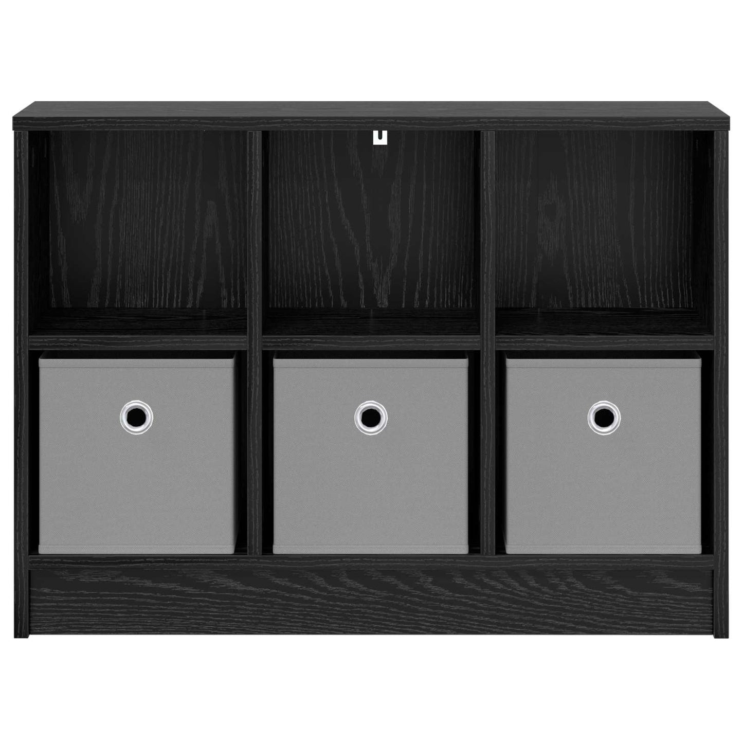 vidaXL Πλαϊνό γραφείο με συρτάρι Μαύρη Οξυά 73,5 x 22,5 x 53,5 εκ