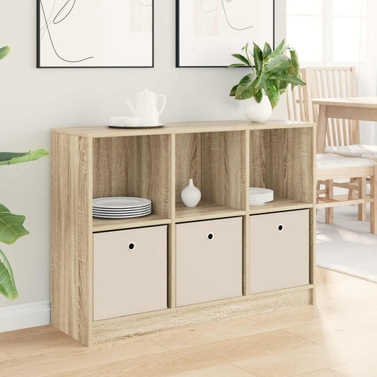 vidaXL Πλαϊνό γραφείο με συρτάρι Δρύς Sonoma 102 x 32 x 73,5 εκ