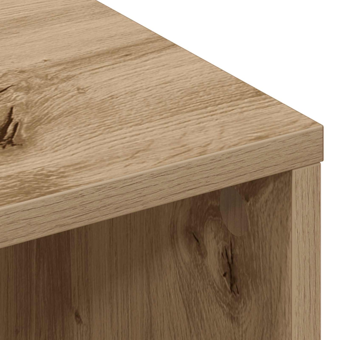 vidaXL Πλαϊνό γραφείο Artisan Oak 102 x 32 x 73,5 εκ