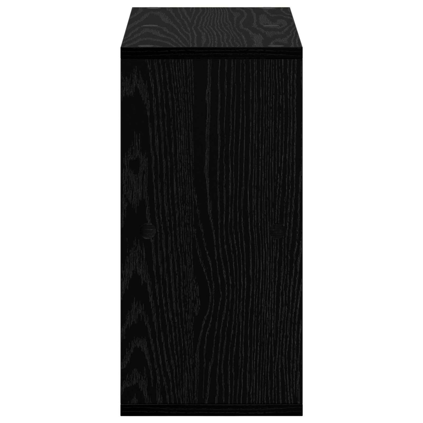 vidaXL Πλαϊνό γραφείο με συρτάρι Μαύρη Οξυά 49,5 x 22 x 47 εκ