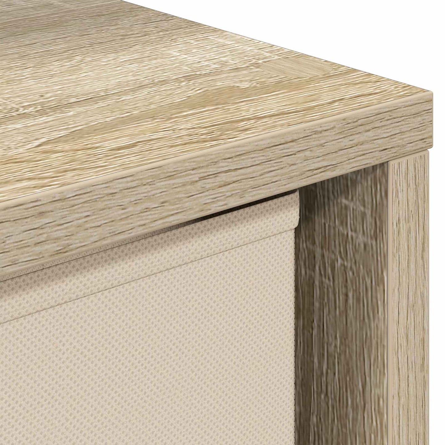 vidaXL Πλαϊνό γραφείο με συρτάρι Δρύς Sonoma 49,5 x 22 x 47 εκ