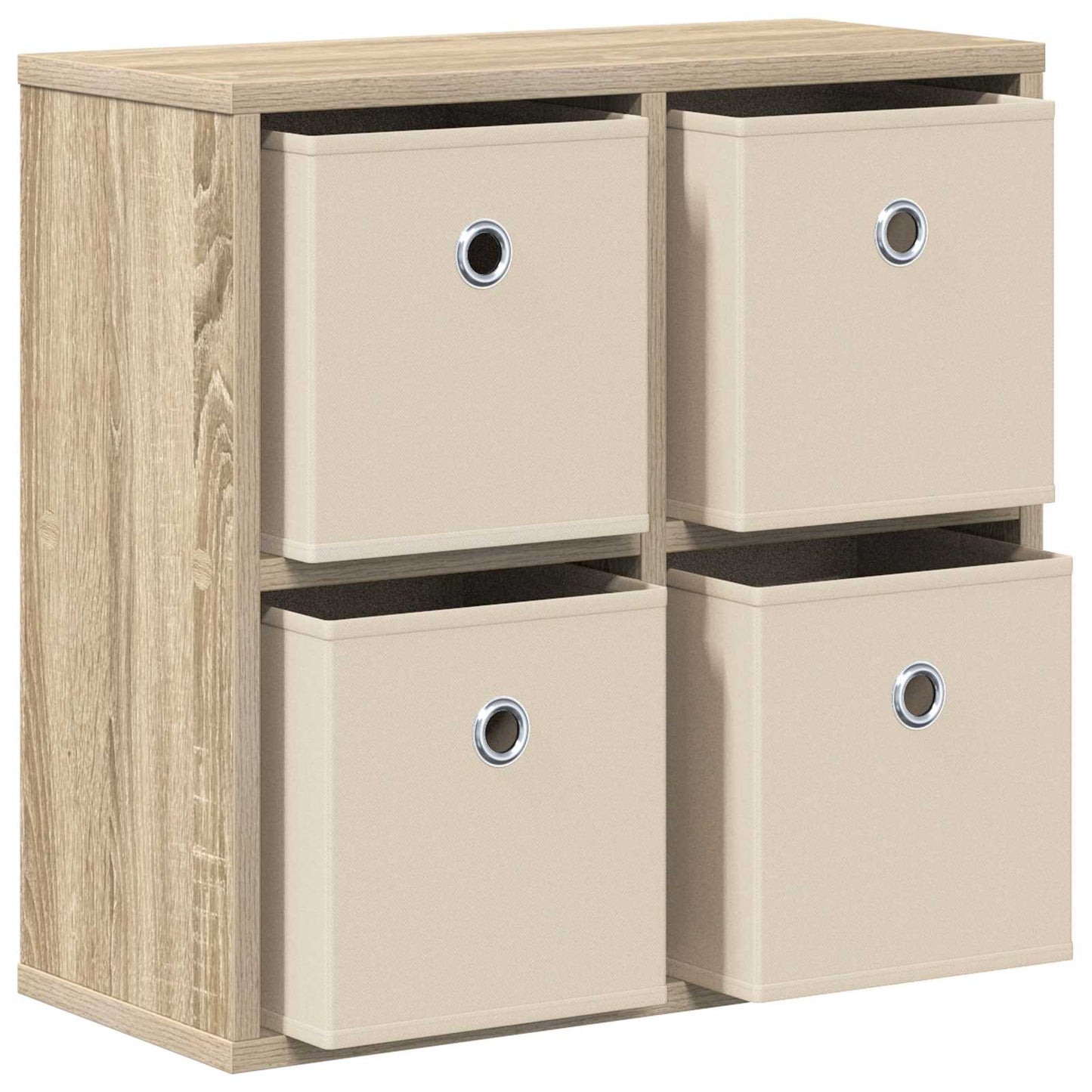 vidaXL Πλαϊνό γραφείο με συρτάρι Δρύς Sonoma 49,5 x 22 x 47 εκ