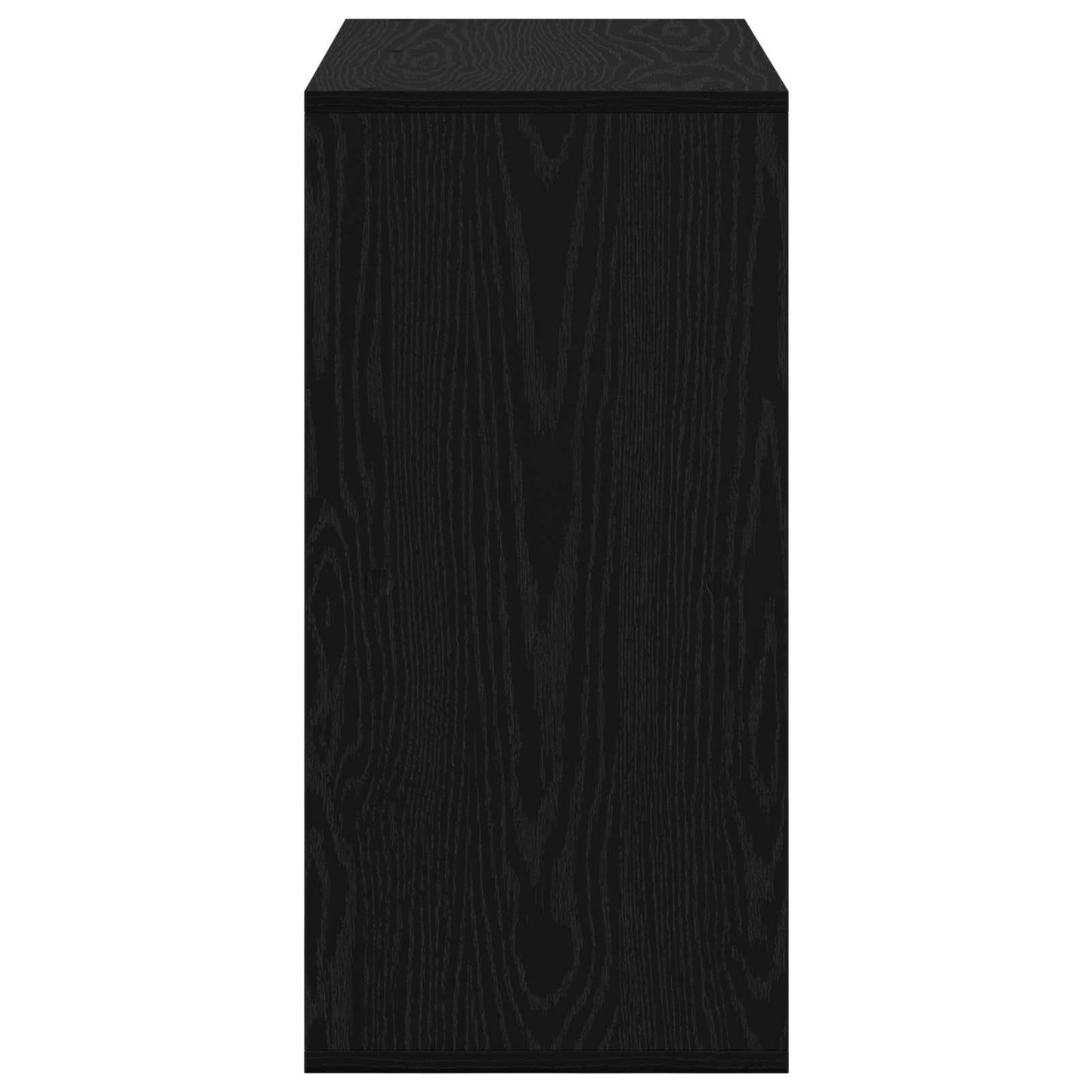 vidaXL Πλαϊνό γραφείο με συρτάρι Μαύρη Οξυά 68,5 x 32 x 67 εκ