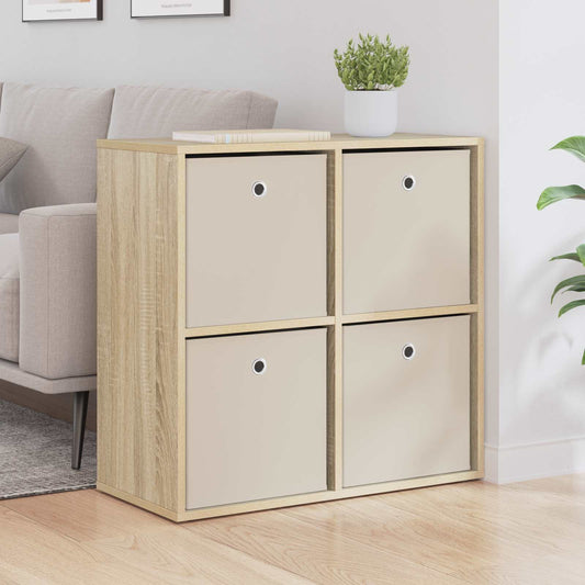 vidaXL Πλαϊνό γραφείο με συρτάρι Δρύς Sonoma 68,5 x 32 x 67 εκ