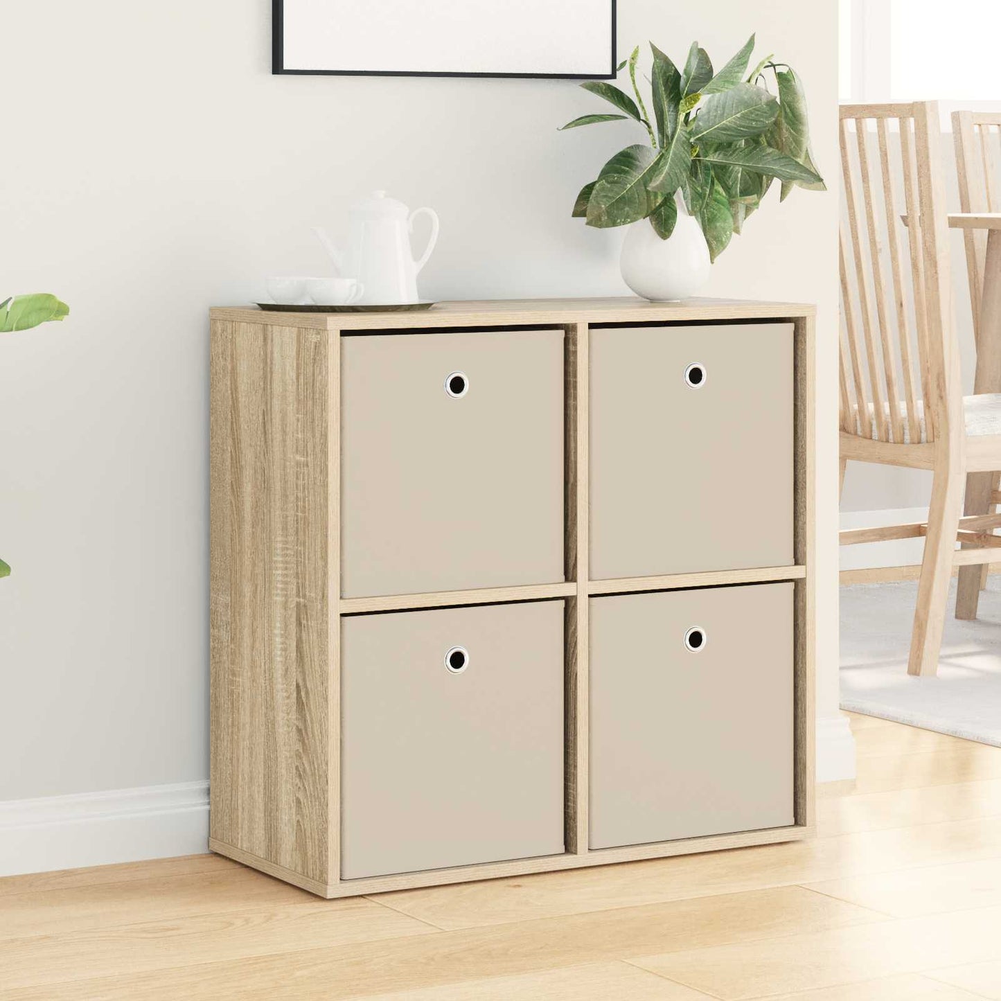 vidaXL Πλαϊνό γραφείο με συρτάρι Δρύς Sonoma 68,5 x 32 x 67 εκ